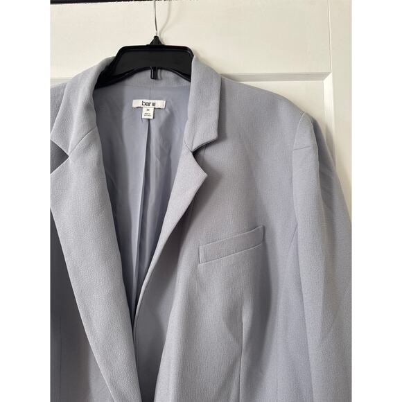 Bar III Plus Size Textured Crepe Single-Button Blazer 3X - Picture 9 of 12